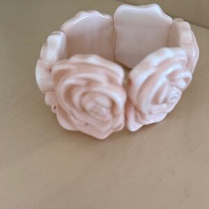 Pink Floral Bracelet